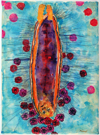 Vessel watercolor, ink